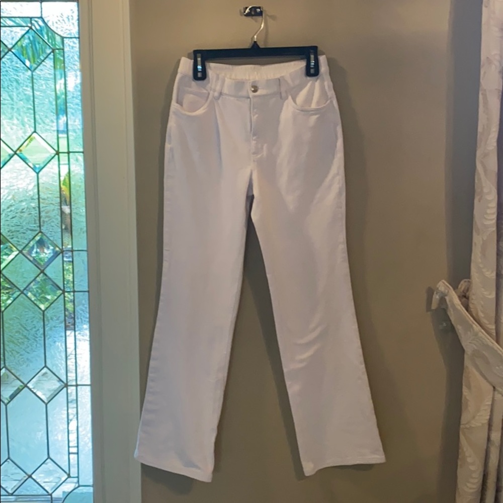 Soft white jeans